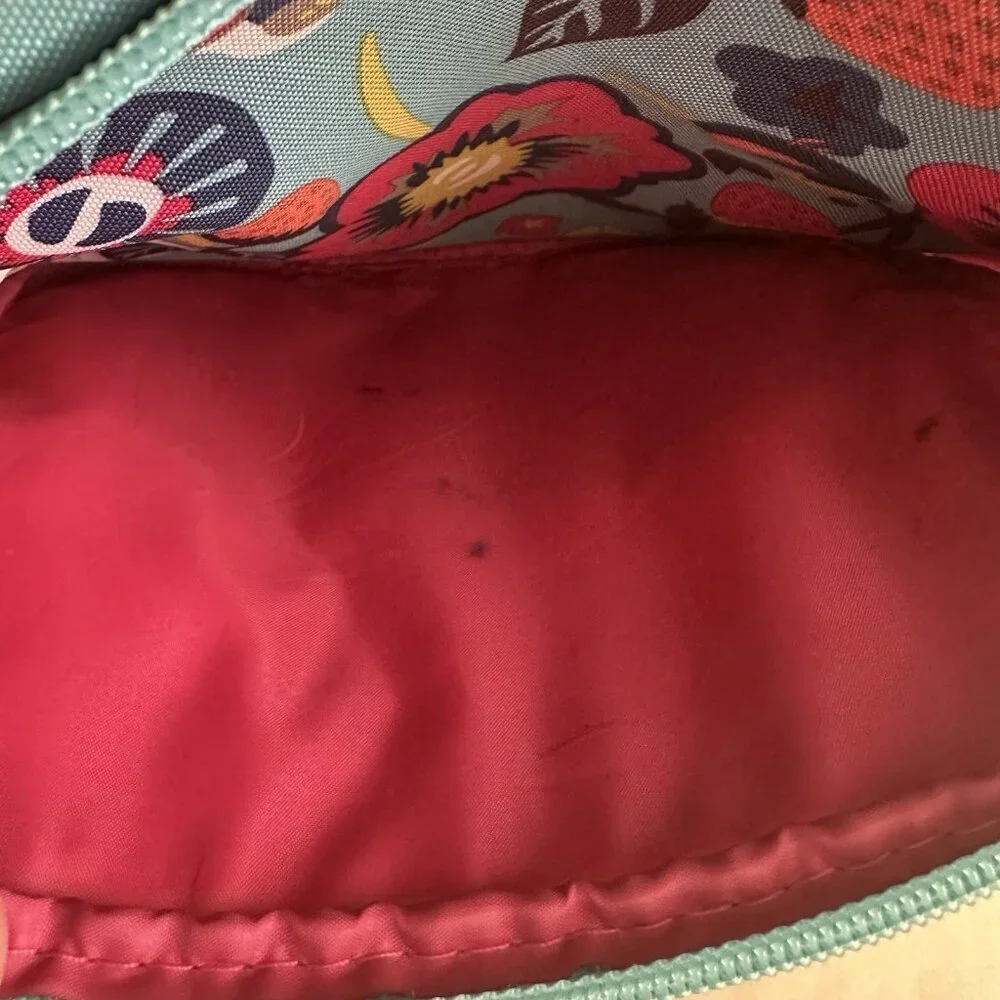Lily Bloom Gigi Crossbody Bag Strawberry Birds Flowers Multi Pocket Purse Whimsi
